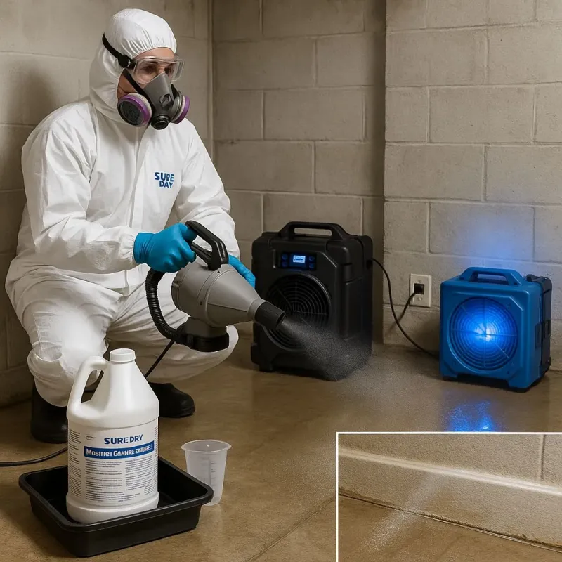 Sanitization and Odor Removal process in Brookville, OH